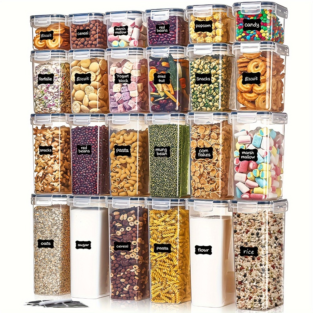Kitchen Gadgets That Make Life Easier - 24Pcs Food Storage Containers 12 Boxes