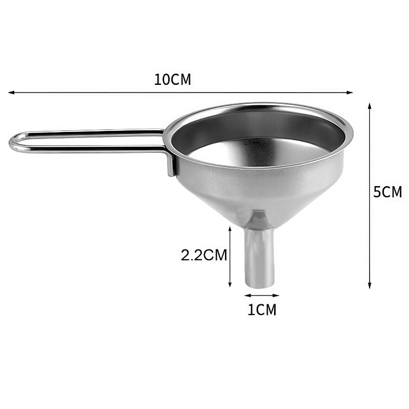Kitchen Gadgets Small - Stainless Steel Funnel With Handle Small