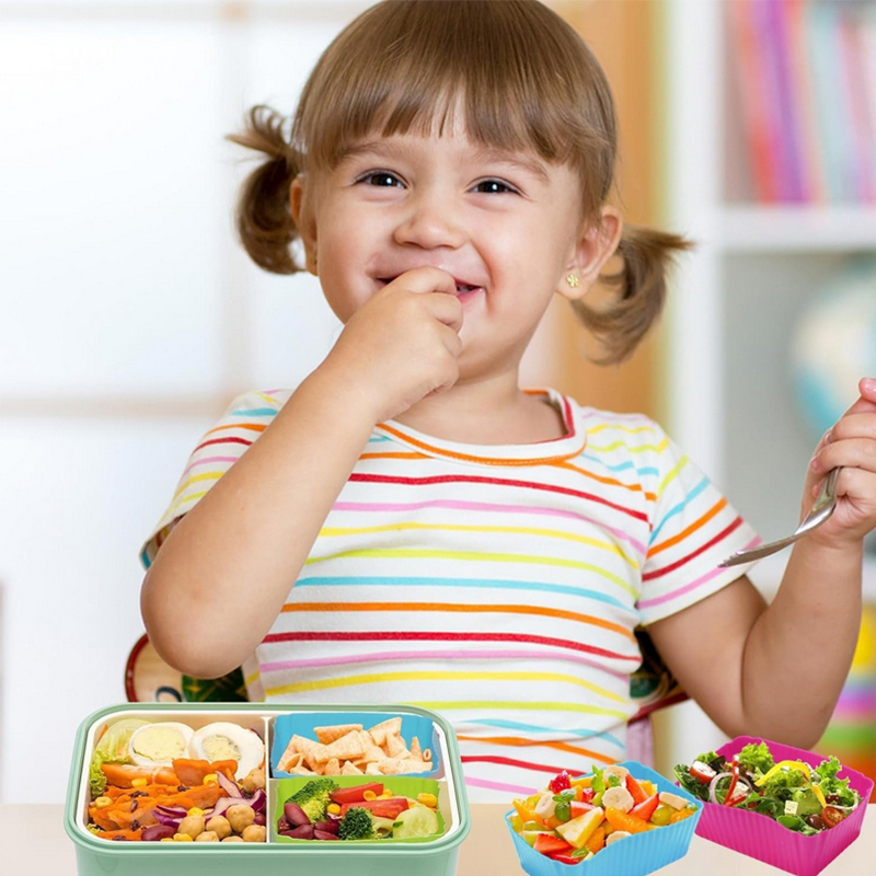 8PCS Silicone Lunch Box Divide - огляд і ціна Silicone Baking Mat