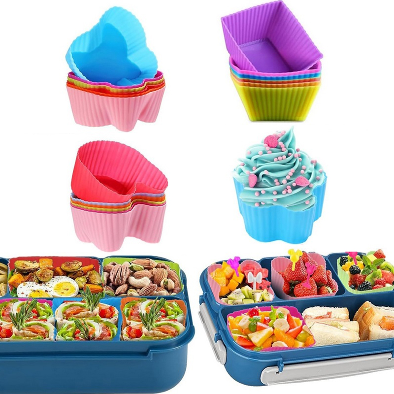 8PCS Silicone Lunch Box Divide - огляд і ціна Silicone Baking Mat