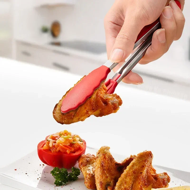 7 Inch Non-Slip Food Tongs Cre - огляд і ціна Kitchen Gadgets Sale