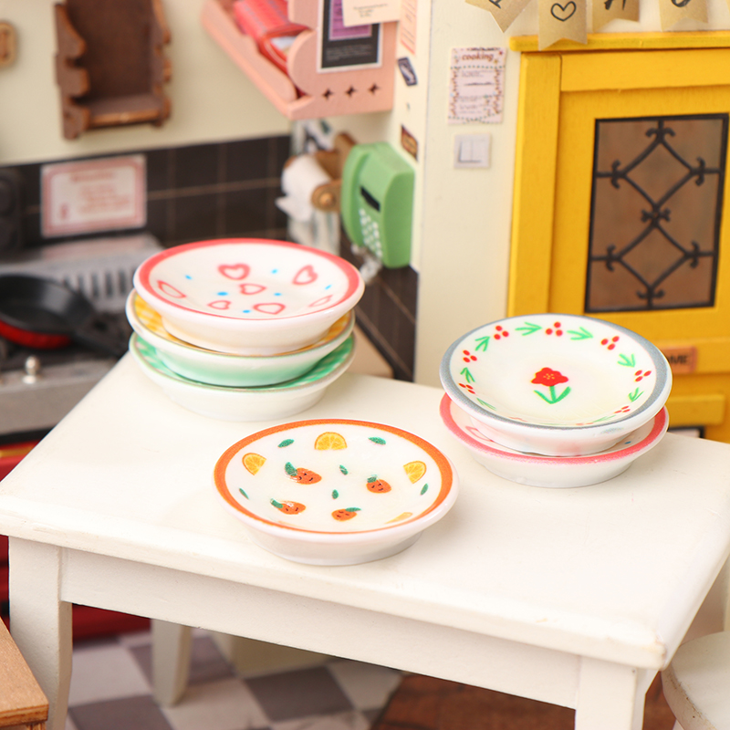 5Pcs 1/12 Dollhouse Mini Plate - огляд і ціна Kitchen Gadgets Plus