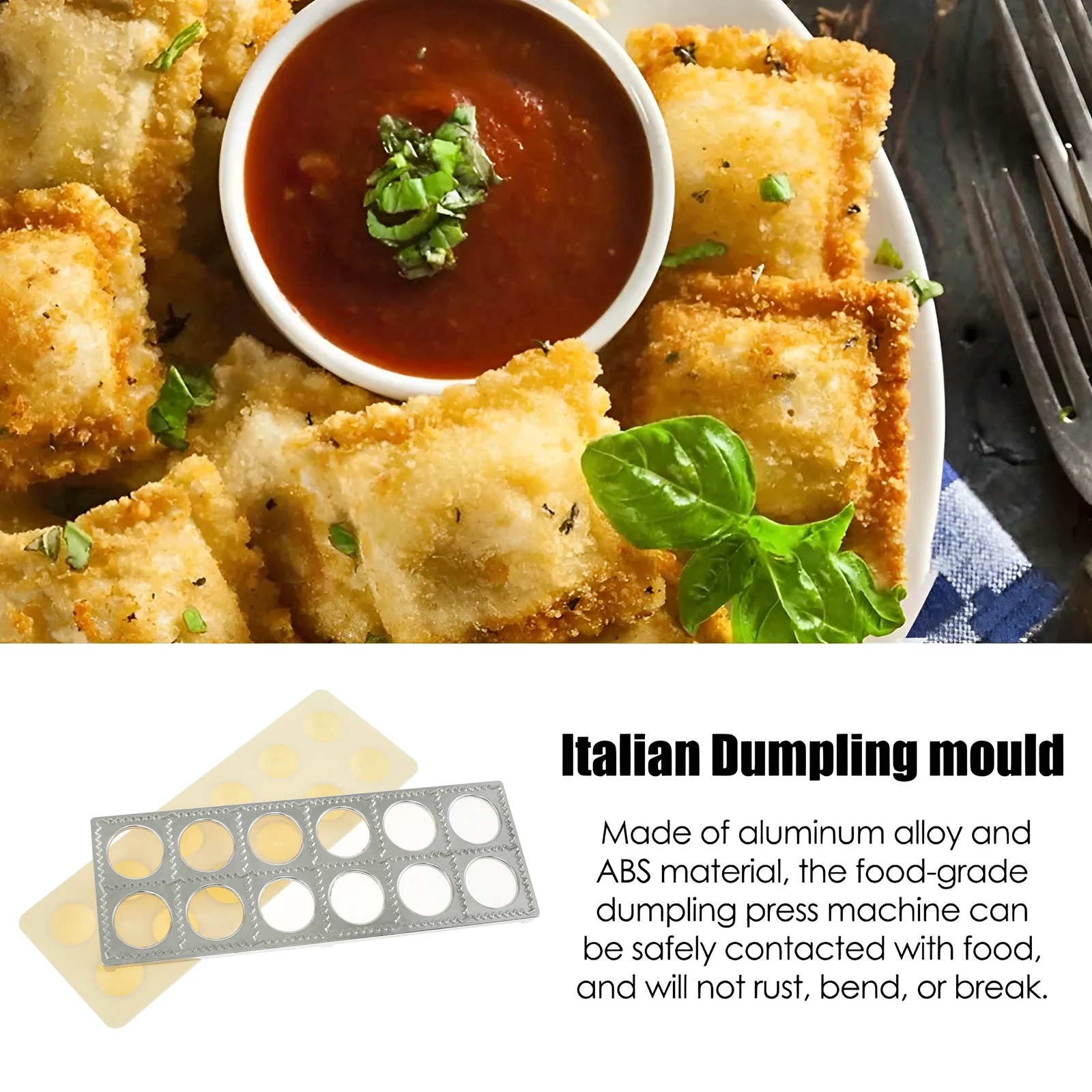 Dumpling Mold 12 Holes Ravioli - огляд і ціна Kitchen Gadgets Sale