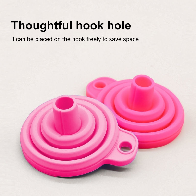 1pc Red Silicone Funnel Mini M - огляд і ціна Kitchen Gadgets Needed