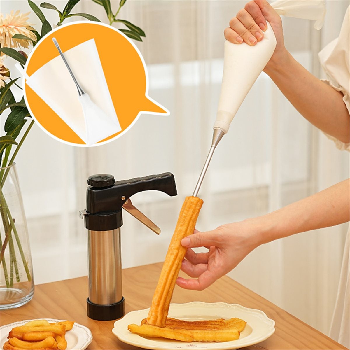 A24I Home Churros Maker Machin - огляд і ціна Kitchen Gadgets In Spanish