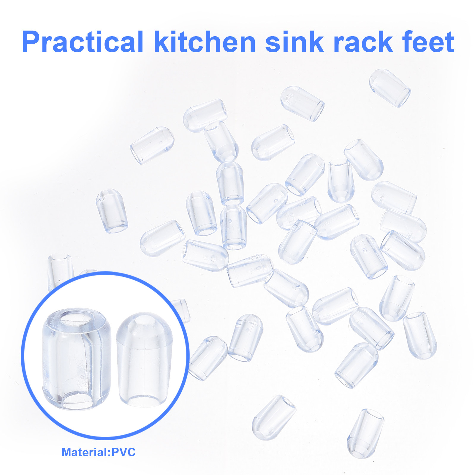 80Pcs Kitchen Sink Grid Feet P - огляд і ціна Kitchen Gadgets Plus