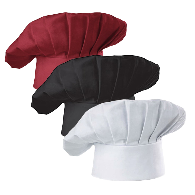 3pcs High22cm Cook Hat White C - огляд і ціна Kitchen Gadgets Sale
