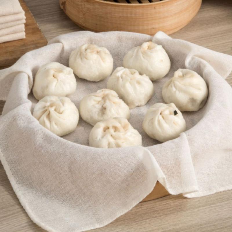 3Pcs Round Pure Cotton Steamer - огляд і ціна Silicone Baking Mat