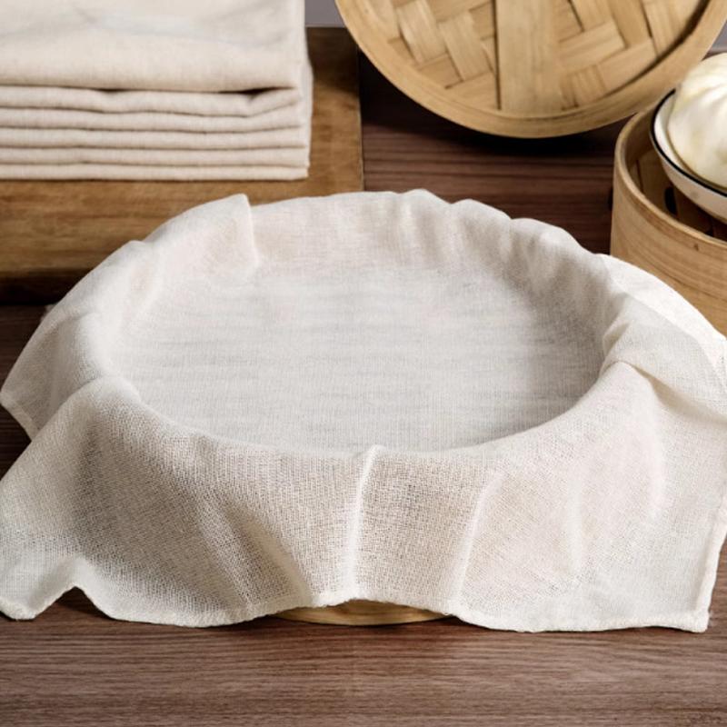 3Pcs Round Pure Cotton Steamer - огляд і ціна Silicone Baking Mat
