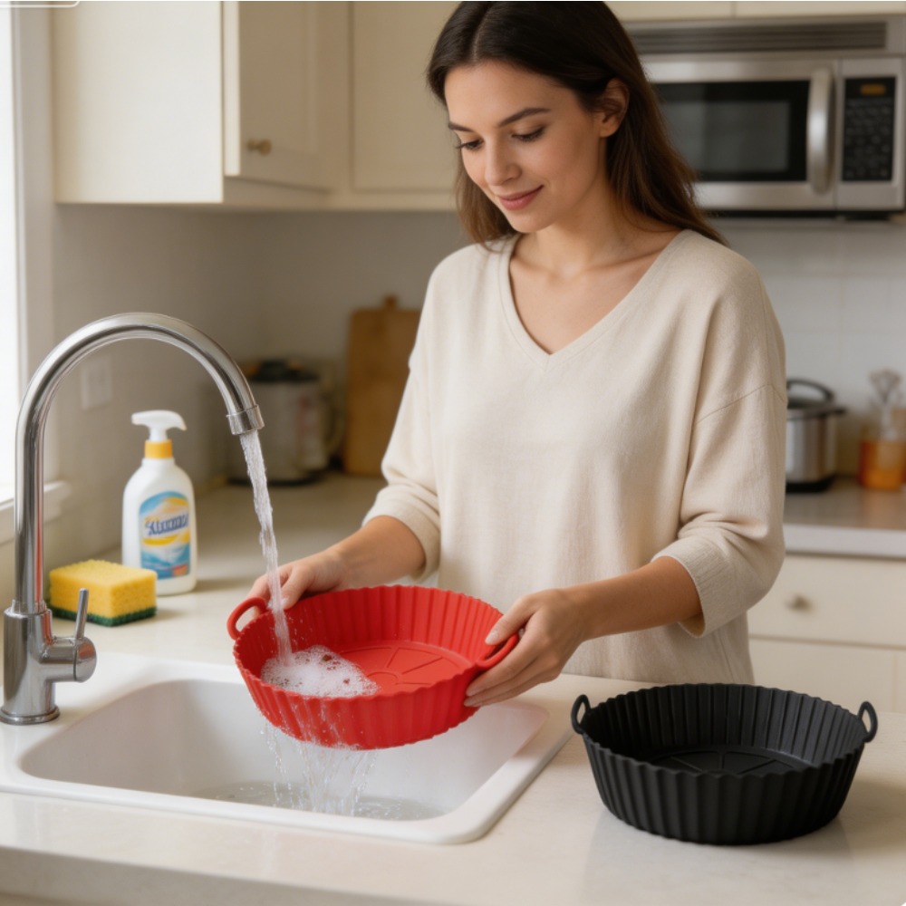 Round Silicone Air Fryer Liner - огляд і ціна Silicone Baking Mat