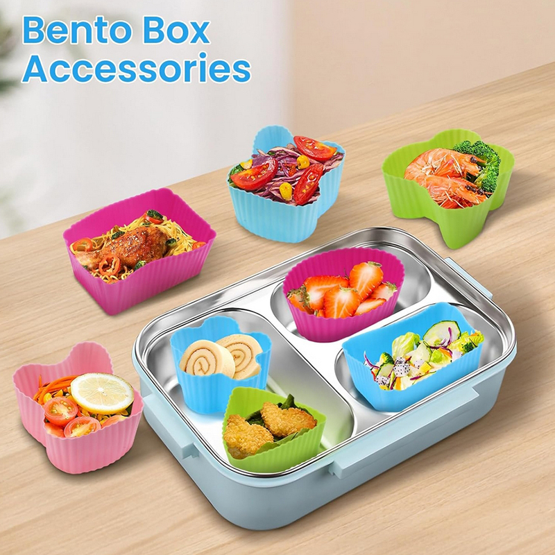 8PCS Silicone Lunch Box Divide - огляд і ціна Silicone Baking Mat